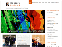 Tablet Screenshot of berkeleyensemble.co.uk